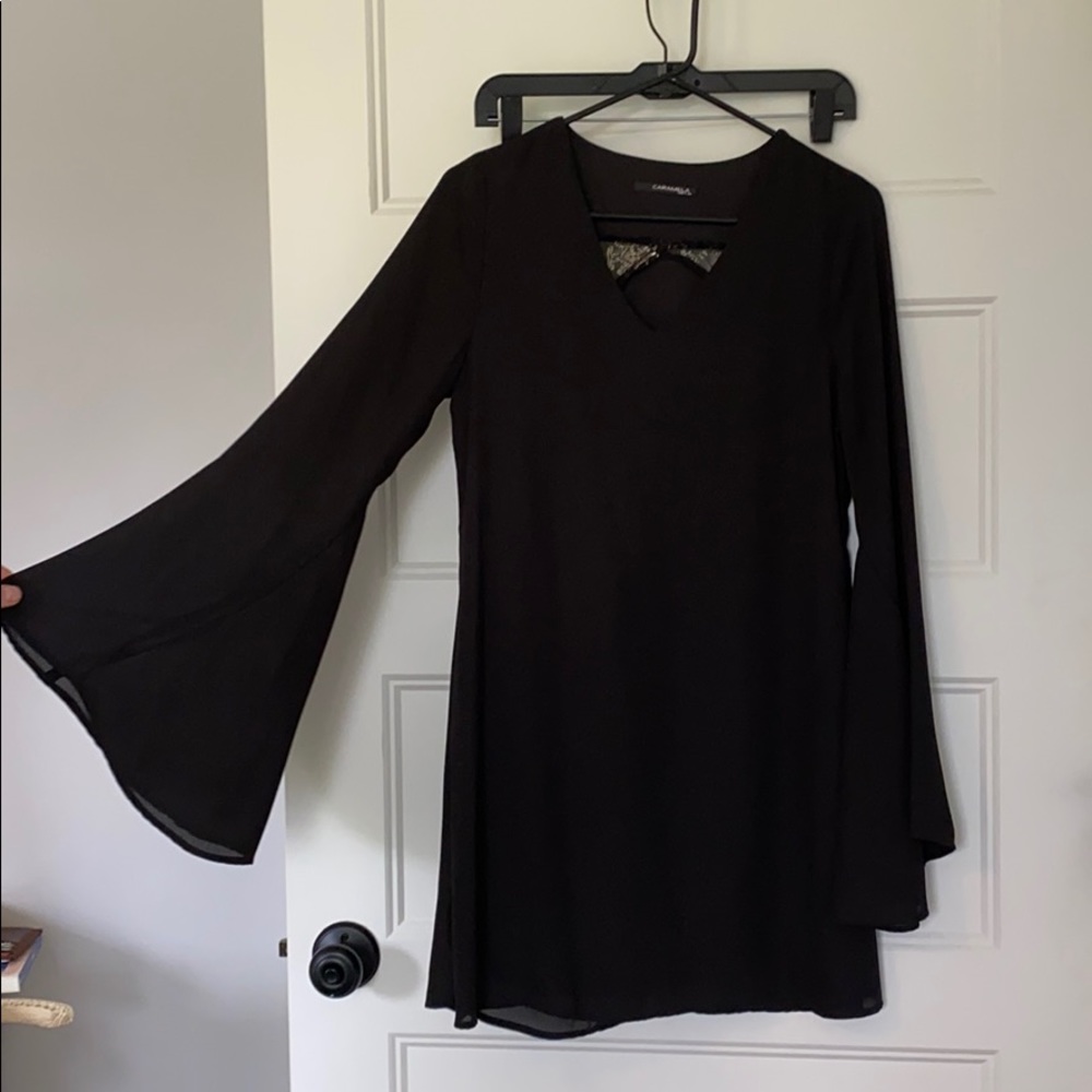 Carmela black formal dress